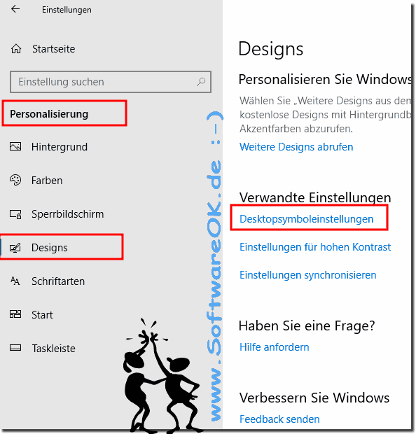 Desktop-Symbole Personalisieren in Windows 10!