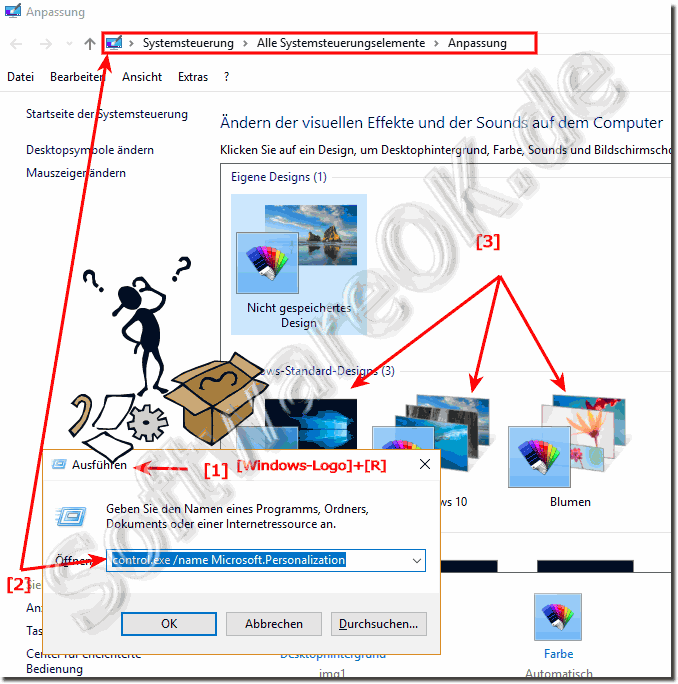 Desktop-Thema in Windows-10 (Download)!
