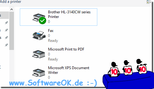Drucker Einstellungen bei Windows 10 Rechtsklick und Eigenschaften!
