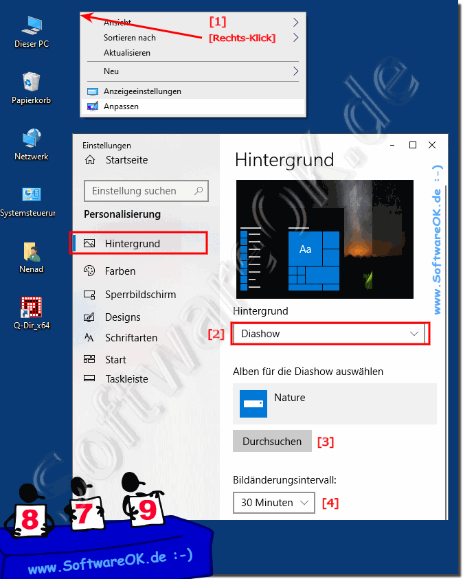 Erstellen Sie Eigene Desktophintergrund Diashows Fur Windows 10 Aber Wie