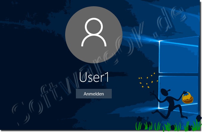 Login Bildschirm in Windows-10 Deaktivieren!