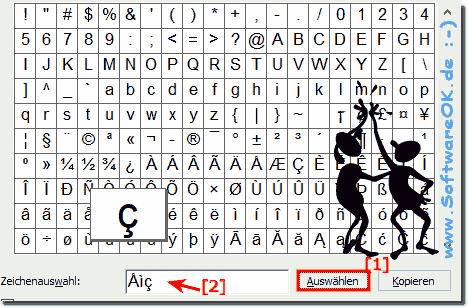 Mehrere Sonder-Zeichen Auswhlen!