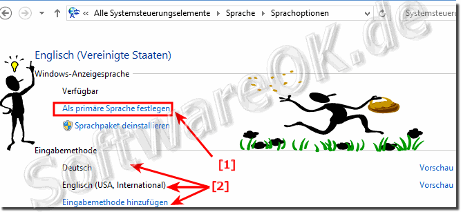 Primäre Sprache in Windows 10 festlegen!