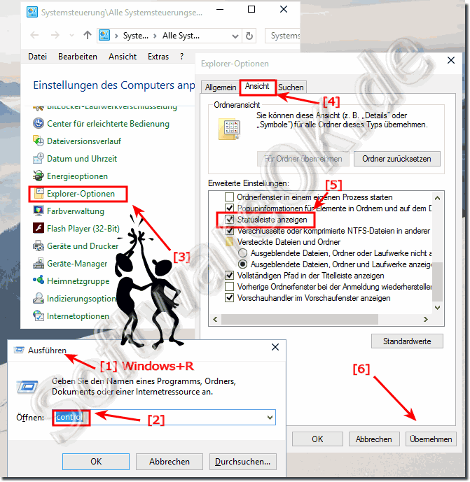 Windows 10 Explorer Statusleiste mit Dateidetails!