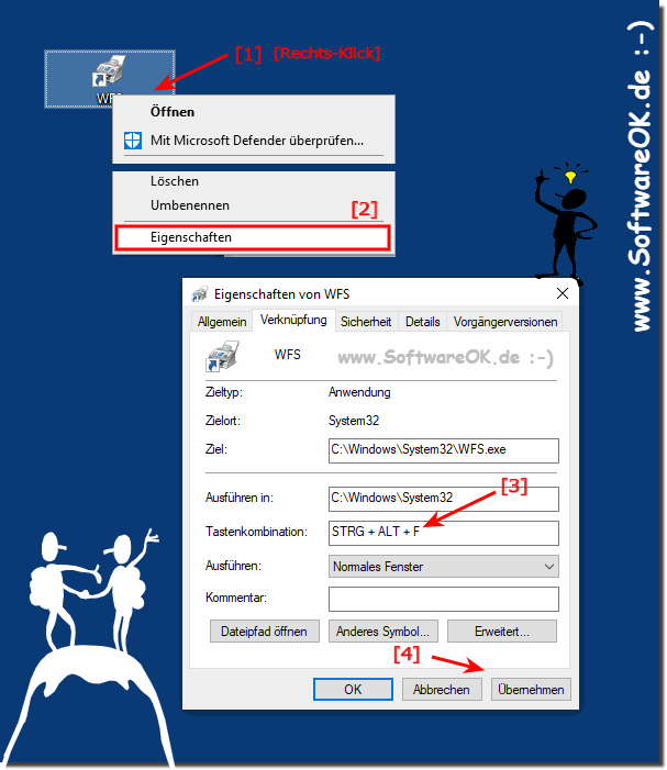 Windows Tastenkombination für die Fax und Scan Funktion!