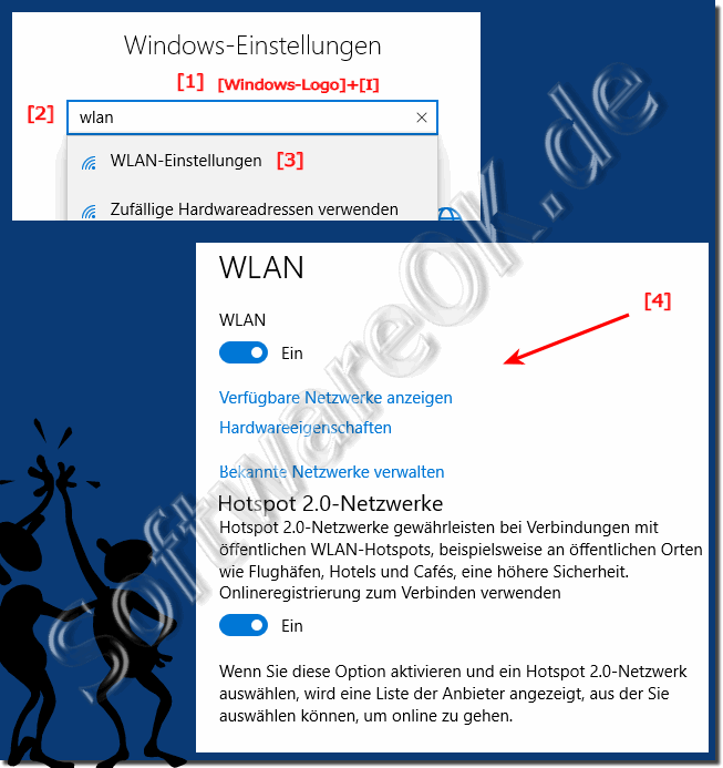 Wlan bzw WiFi unter Windows 10 sehen!
