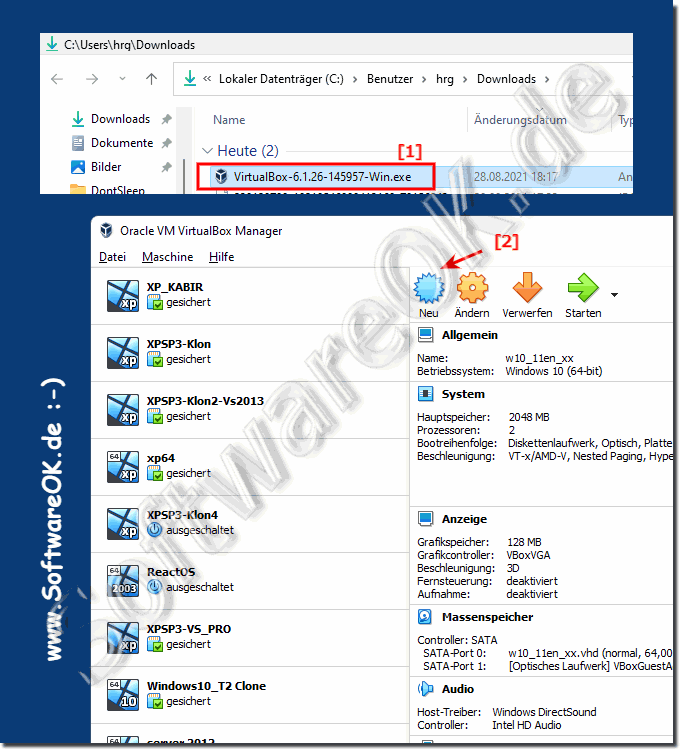 Alte Programme unter Windows 11 im VirtualPC zum Laufen Bringen!