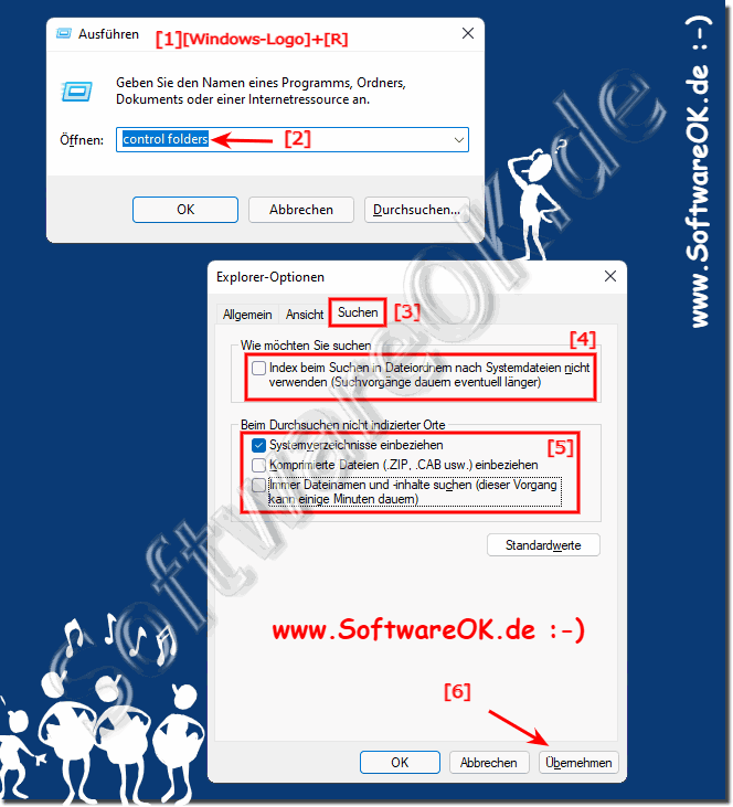 Die Suchoptionen im Windows 11 Datei Explorer anpassen!