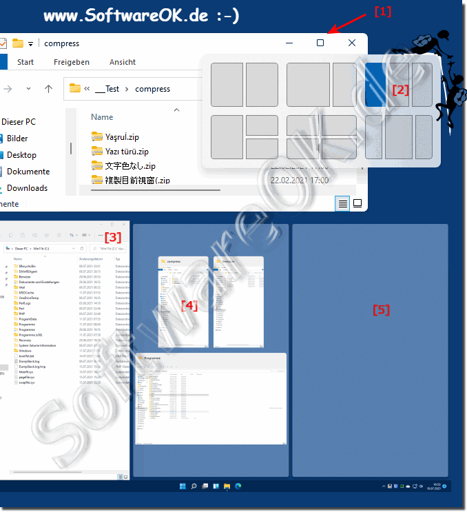 Fenster Snap unter Windows 11 verwenden!