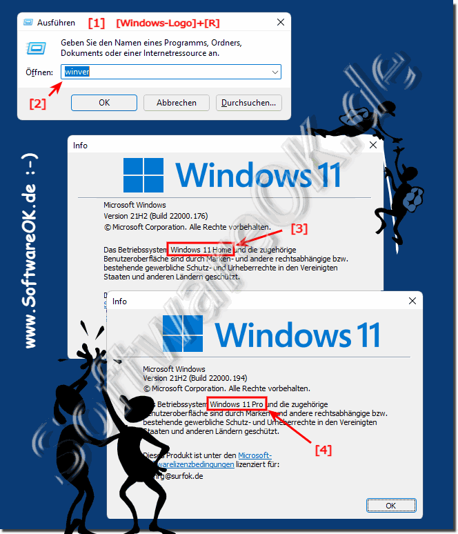 Habe ich Home oder Pro Version von Windows 11!