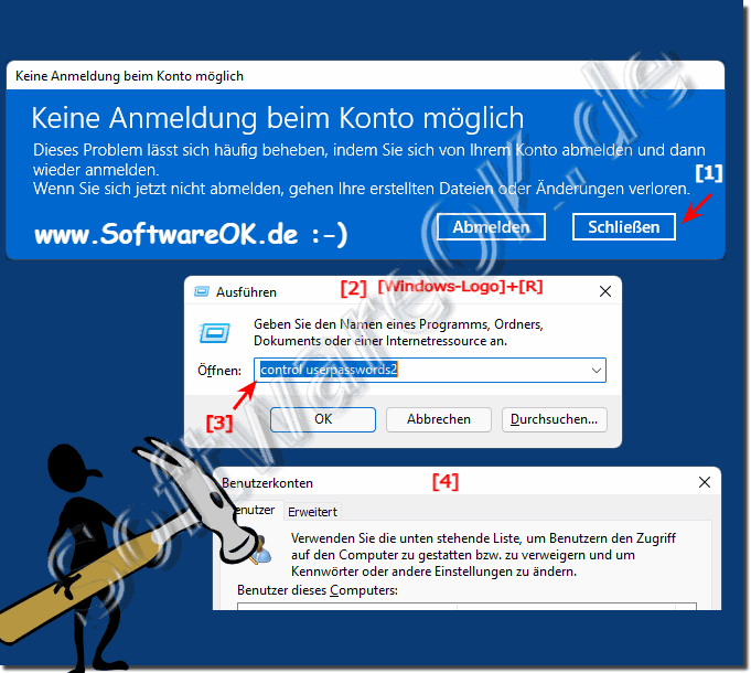 Keine Anmeldung bei diesem Konto mglich auf Windows 11!