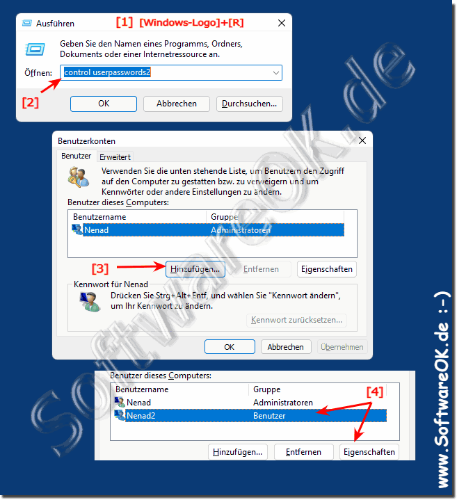 Neuen Admin Account erstellen!