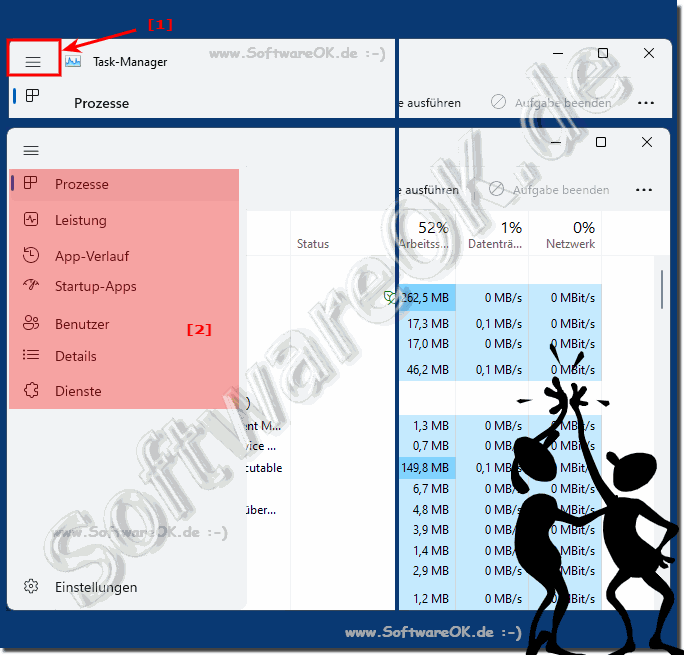 Windows 11 Taskmanager und die Registerkarten!