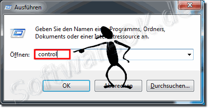 Ausführen Systemsteuerung in Windows-7!