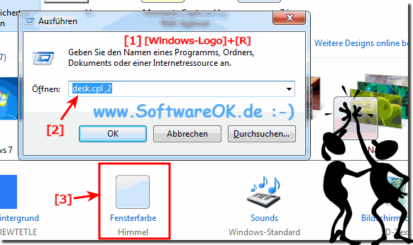 Bei Windows-7 Aero Fensterfarbe ndern!