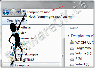 Windows Sieben compmgmt.msc