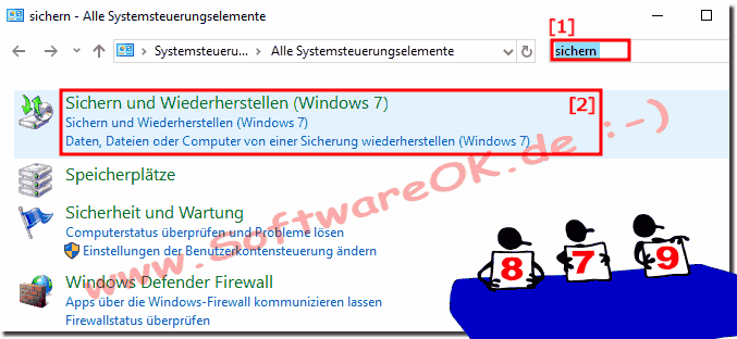Das Backup und Restore in Windows 10!