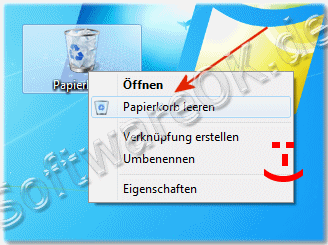 Dauerhaft löschen aller Dateien aus dem Windows-7 Papierkorb!
