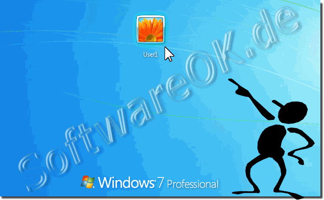 Größer Mauszeiger bei der Anmeldung in Windows-7!