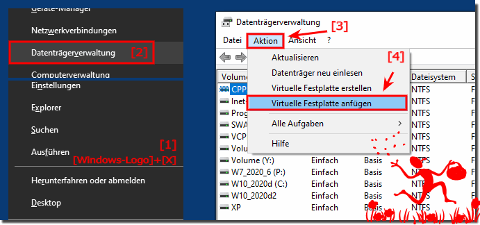 Mounten von VHD in Windows 10 und 8.1!