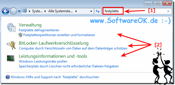 Systemsteuerung Windows-7 Suchen!