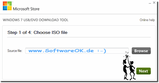 Windows 7 ISO zu USB für das installieren!