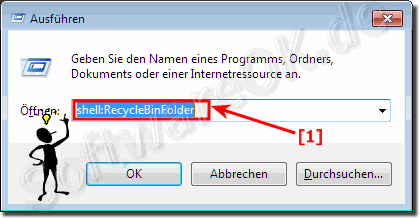 Windows Befehl um den Papierkorb direkt aufzurufen!