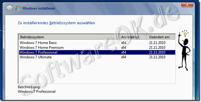 Zugemülltes Windows-7 erneut installieren!