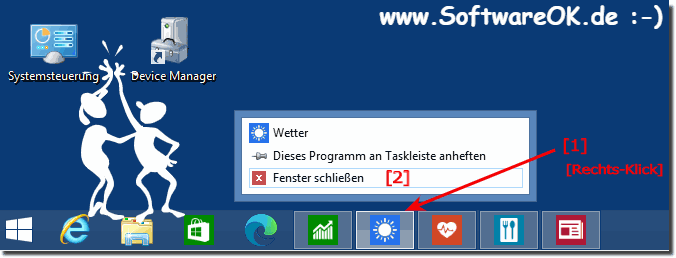 Metro Apps in Windows schlieen!