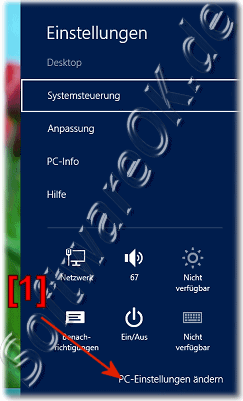 Über PC-Einstellungen das Benutzerkonto-Bild in Windows-8 ändern