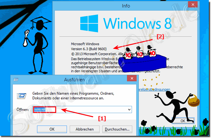 WinVer in Windows 8.1 oder 8.0 anzeigen!