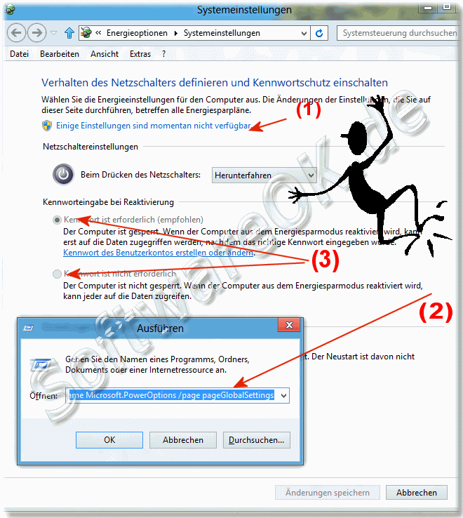  Windows-8 Kennwort bei Reaktivierung abfragen!