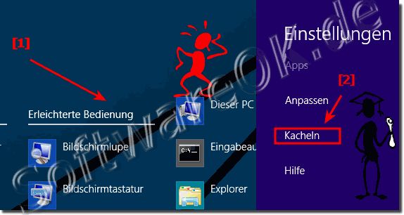 Windows 8.1 Verwaltungs Tools in den  Start Kacheln!