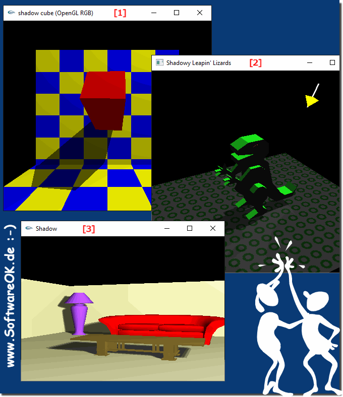 Klassisch Schatten Beispiele mit OpenGL!
