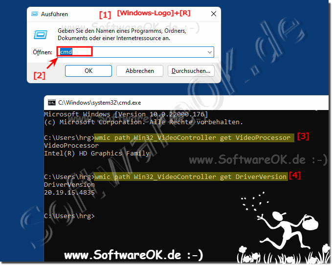 Grafikkarten und Treiber-Version ber die Eingabeaufforderung abfragen auf Windows OS!