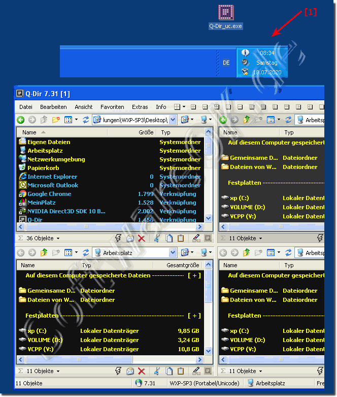Kostenlose Windows 4 X Explorer auf Windows XP 2020!