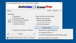 Auto Verstecken und Zeigen der Desktop-Icons