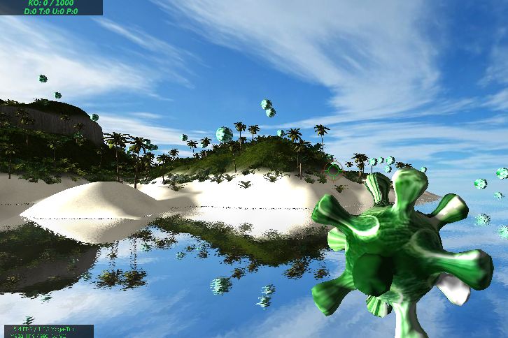 Corona KO ist ein 3D Zeitspiel Virusjagd
