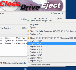 OpenCloseDriveEject 1 Laufwerke Sicher Auswerfen unter Windows 