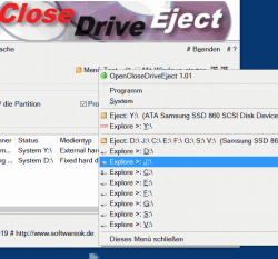 Das sichere Entfernen, ffnen von Laufwerken