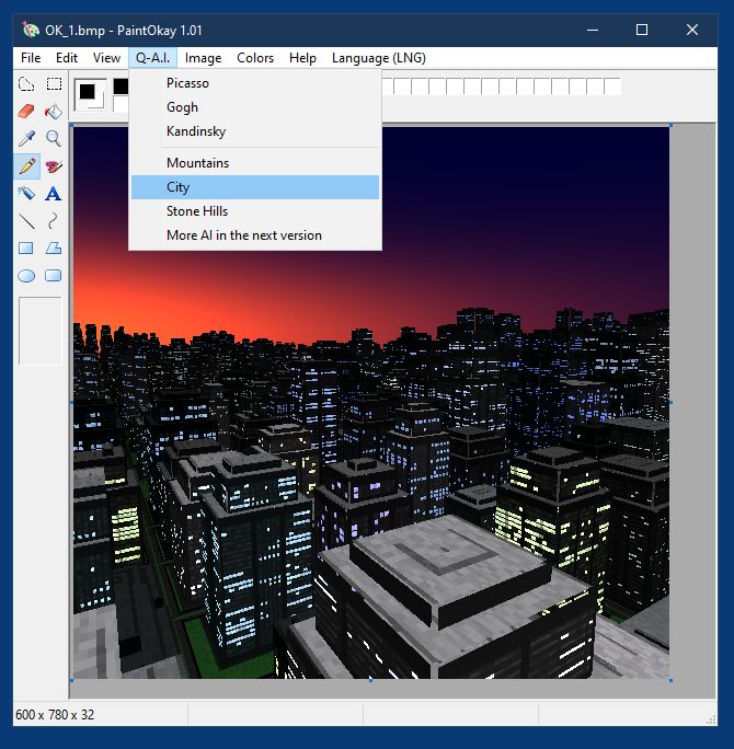 PaintOkay 3 Lassen Sie kuenstliche Intelligenz zeichnen Quck-KI Bildgenerator 