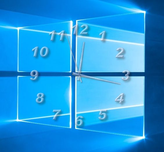 Eine Aero Desktopuhr mit Alpha-Transparenz